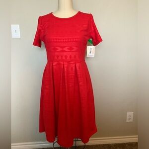 XL red dress